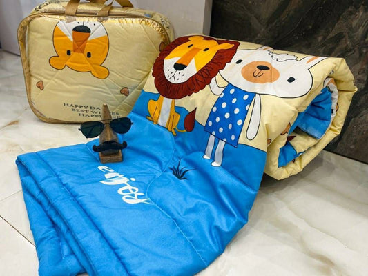Safari Buddies Kids AC Quilt
