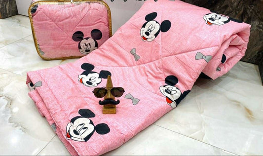 Mickey’s Pink Parade Kids AC Quilt