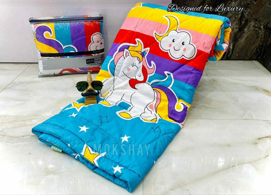 Magical Unicorn Dreams Kids AC Quilt