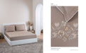 D'DECOR Charisma OXFORD TAN Large Bedsheet