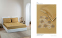 D'DECOR Charisma MISTED YELLOW Large Bedsheet