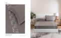 D'DECOR Charisma DRIFTWOOD Large Bedsheet