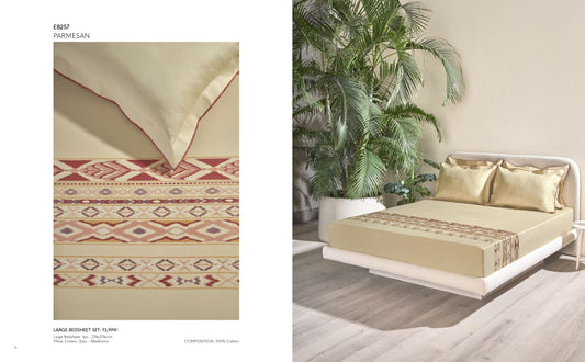 D'DECOR Excellence XIII PARMESAN Large Bedsheet