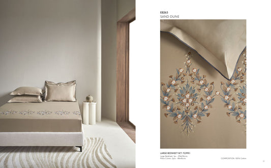 D'DECOR Excellence XIII SAND DUNE Large Bedsheet