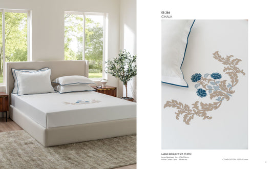 D'DECOR Excellence XIV CHALK Large Bedsheet