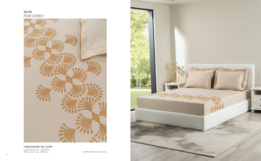 D'DECOR Excellence XIV PEAR SORBET Large Bedsheet