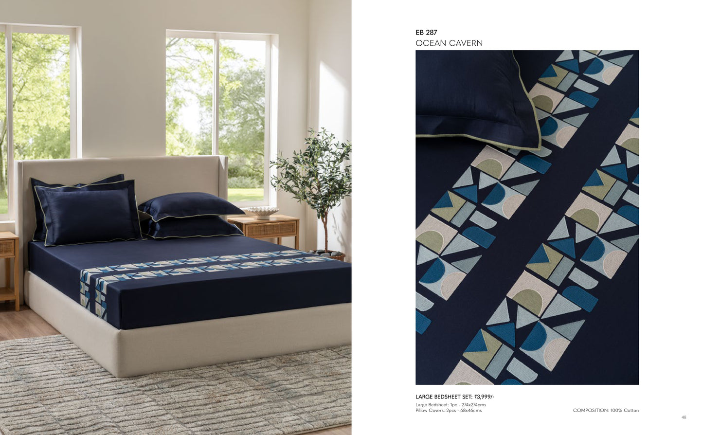 D'DECOR Excellence XIV OCEAN CAVERN Large Bedsheet