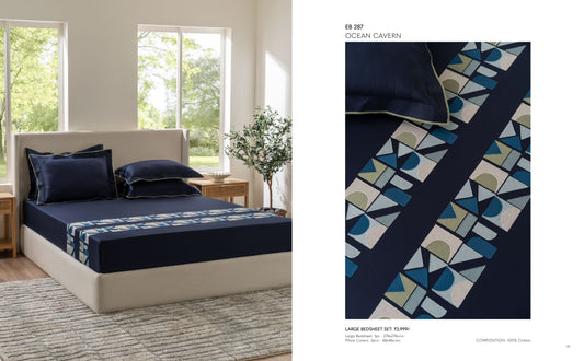 D'DECOR Excellence XIV OCEAN CAVERN Large Bedsheet