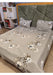 Rosepetal Quilted Bedcover Grey Blossom