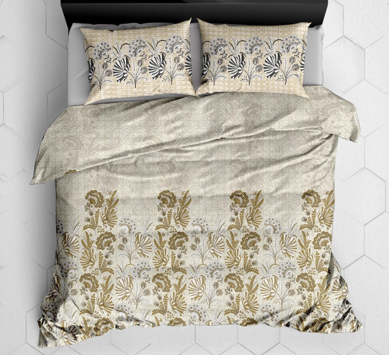 La Casa Summer Majesty king size Bedsheet 01