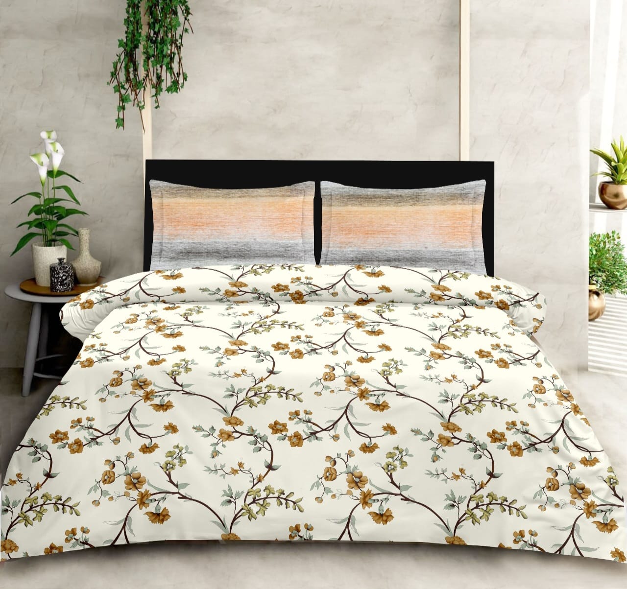 La Casa Summer Majesty king size Bedsheet 05