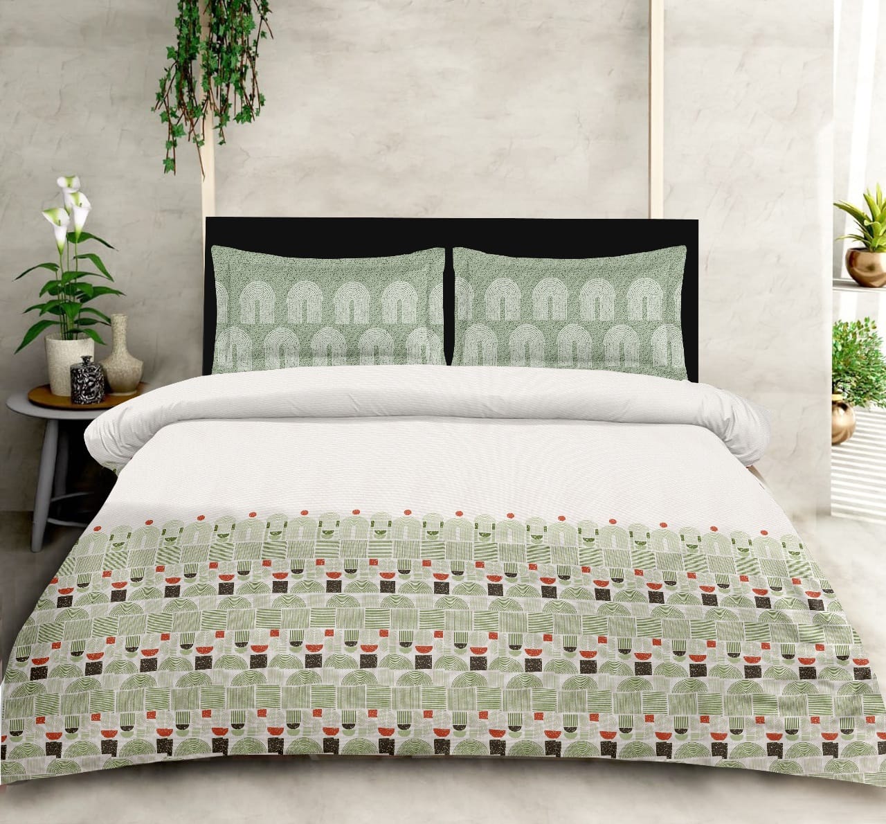 La Casa Summer Majesty king size Bedsheet 09