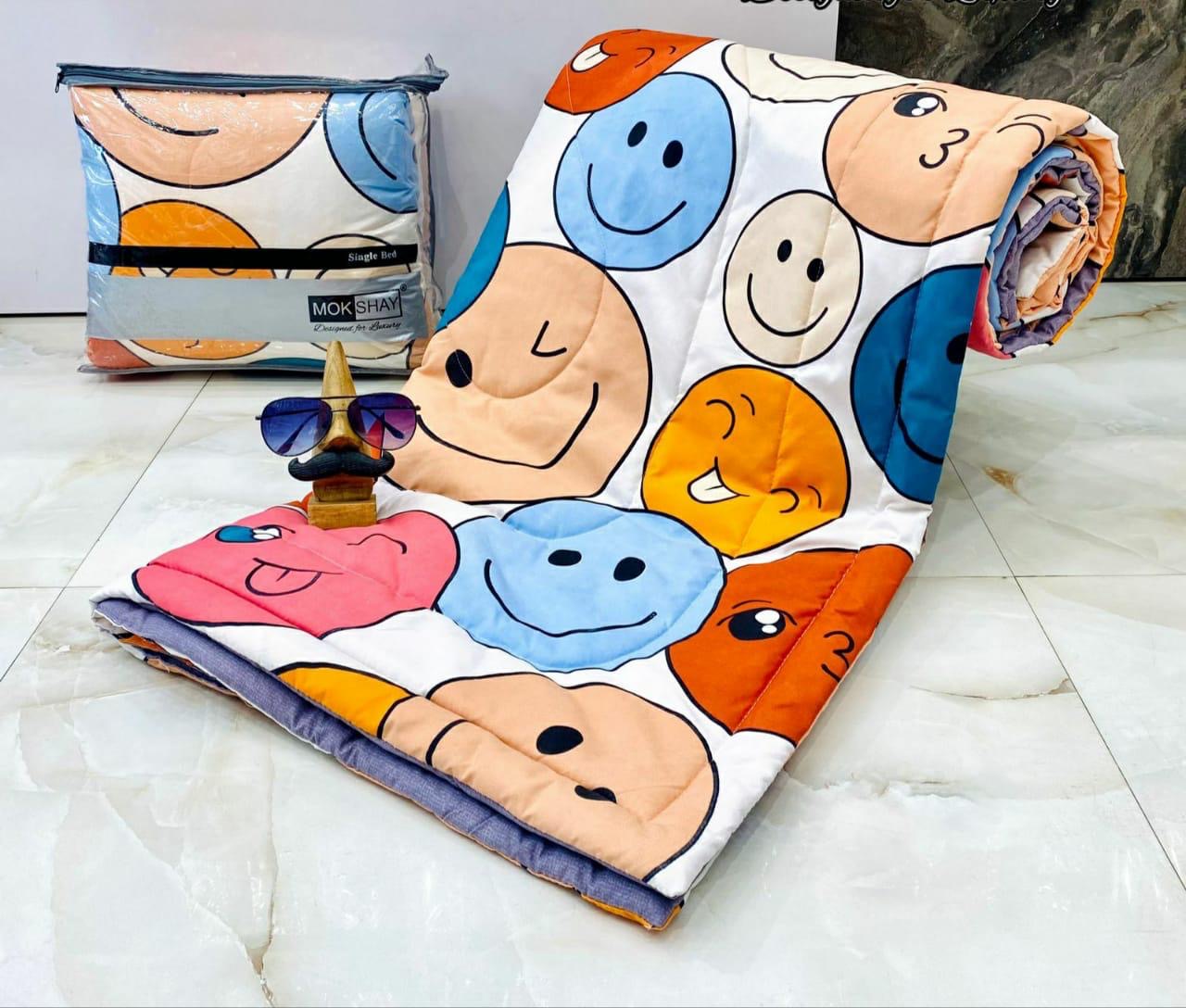 Smiley Vibes Kids AC Quilt