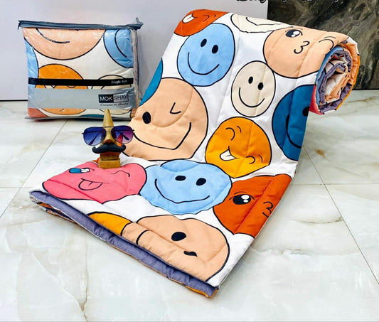 Smiley Vibes Kids AC Quilt